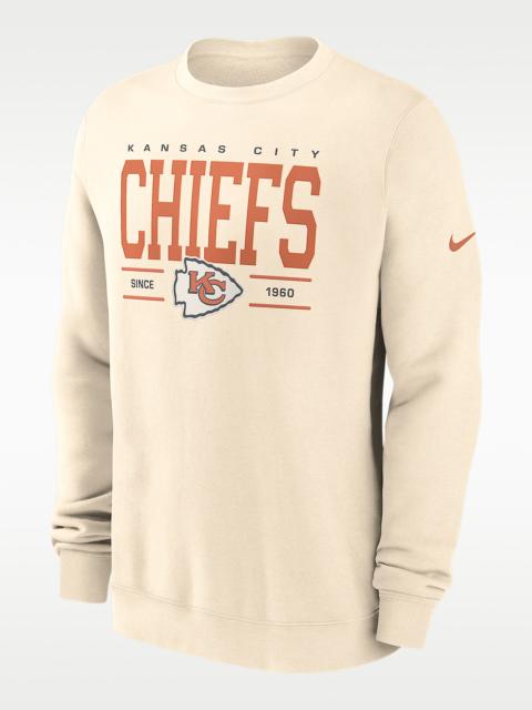 Nike Kansas City Chiefs Club Men's Nike NFL Pullover Crew