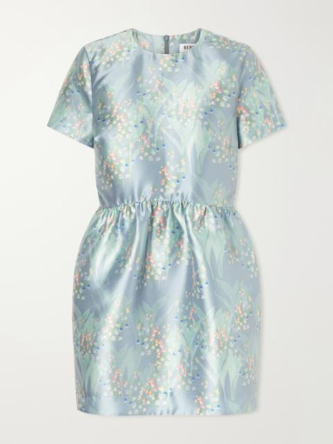 BERNADETTE Lily Of The Valley Crepe Mini Dress
