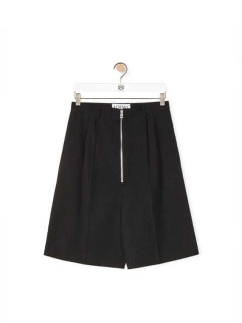 Loewe Zip Bermuda shorts in wool