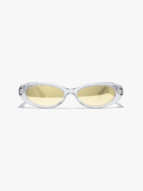 CHANEL Oval Sunglasses