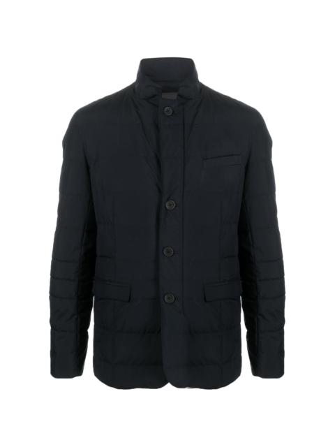 button-up quilted padded jacket