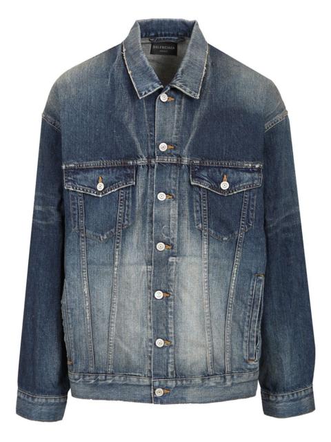Balenciaga Men Oversized Denim Jacket