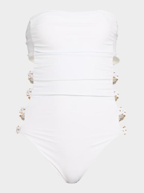 RAMY BROOK Viviana Strapless One-Piece Swimsuit