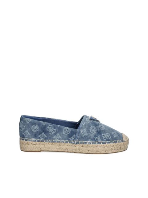 GUESS USA Jolandon denim flat espadrilles