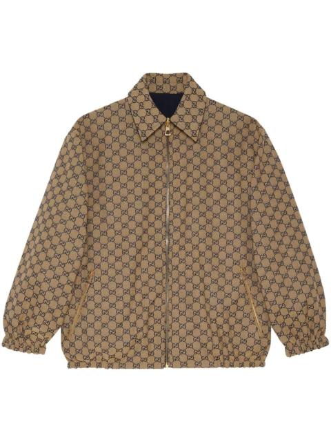 GUCCI reversible GG Supreme bomber jacket