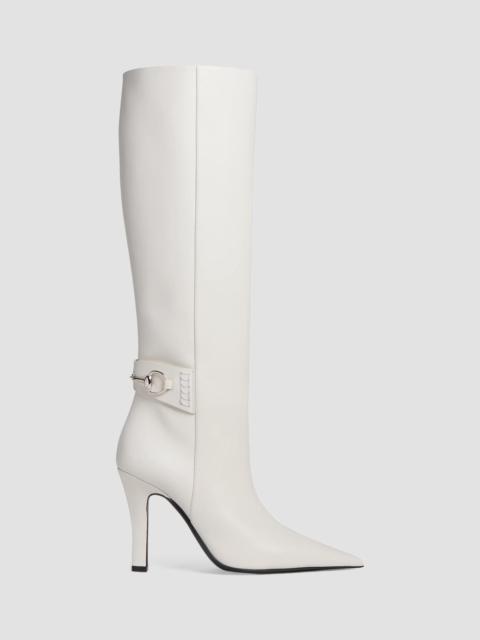 GUCCI Women's Goa Leather Boots - White