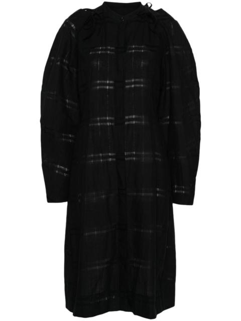 HENRIK VIBSKOV Spam striped midi dress