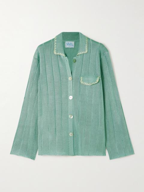 CALLE DEL MAR Ribbed-knit Shirt