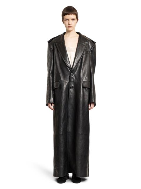 Ann Demeulemeester Bianca-Tailored-Coat-In-Vintage-Nappa