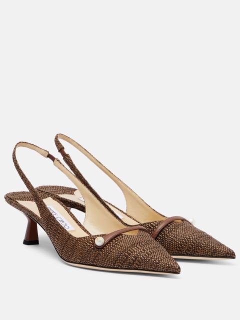 JIMMY CHOO Amita slingback pumps