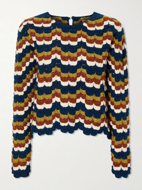 ESCVDO Lucero Crocheted Cotton Blouse