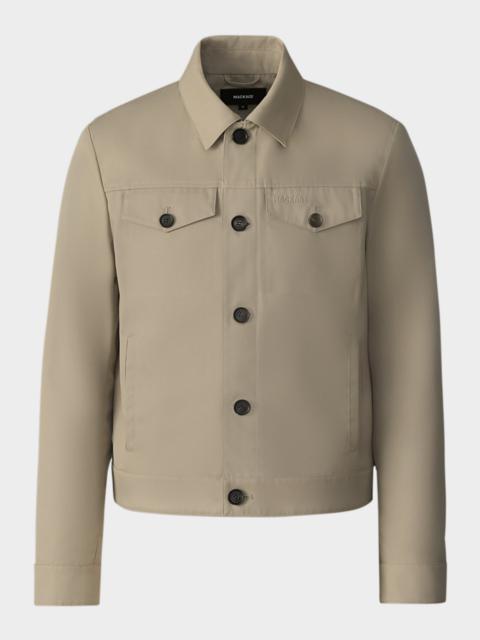 MACKAGE Men's NASH-CO Twill Trucker Jacket