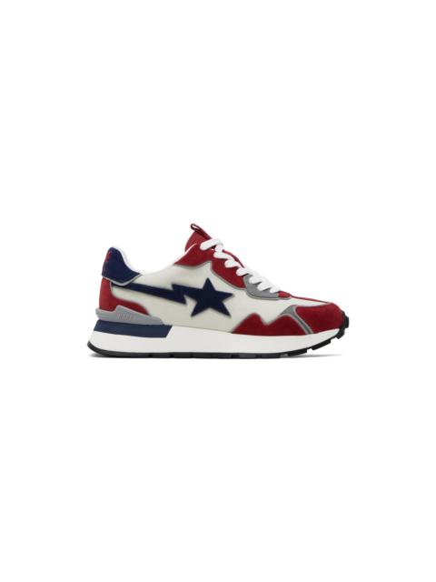 A BATHING APE® Red & Navy Road STA Express Sneakers