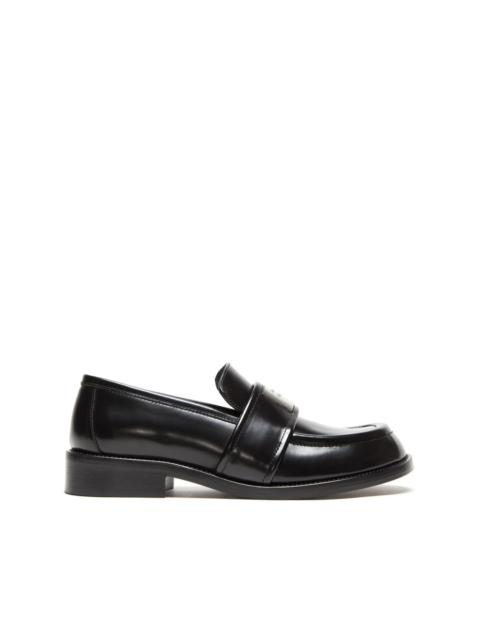Acne Studios 30mm brushed leather loafers
