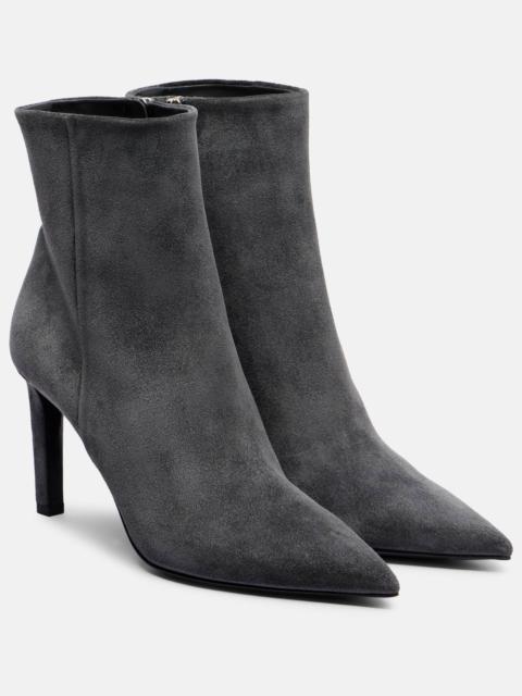 JIMMY CHOO Frankie 85 suede ankle boots