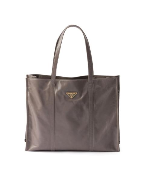 Prada leather tote bag