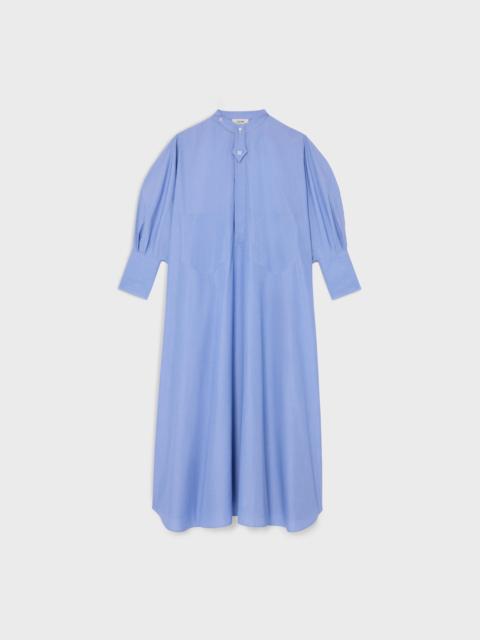 CELINE shirt dress IN cotton poplin