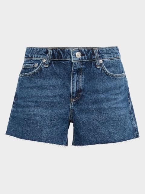 rag & bone Kaia High-Rise Cut-Off Denim Shorts