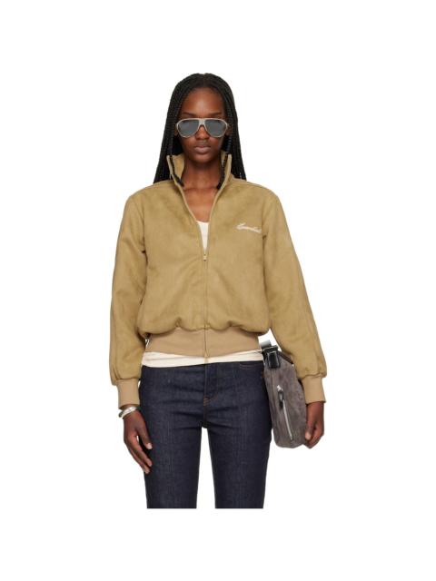 ESSENTIALS Tan Signature Vintage Fit Track Jacket