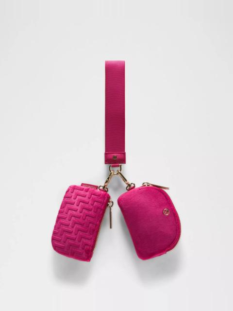 lululemon Dual Pouch Wristlet *L Monogram Velvet