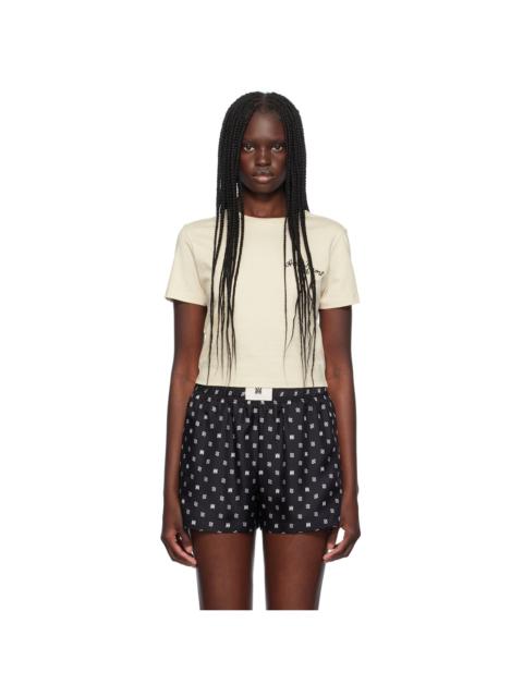 AMIRI Off-White Embroidered-Logo T-Shirt