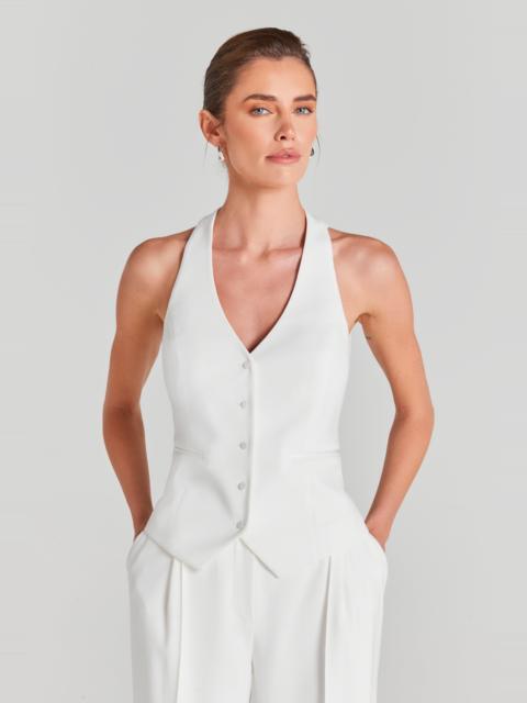 NADINE MERABI Leni White Waistcoat