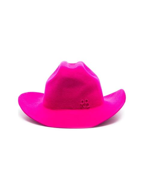 RUSLAN BAGINSKIY logo-embroidered cowboy hat
