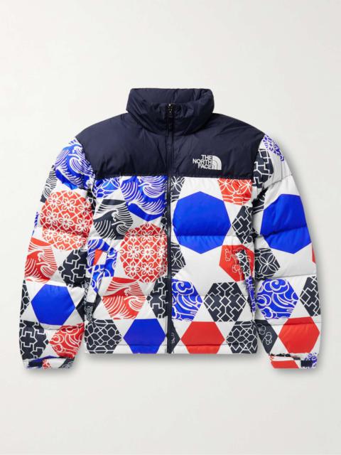 1996 Retro Nuptse Quilted Printed Shell Down Jacket