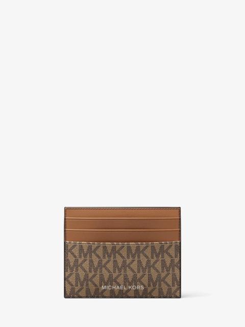 MICHAEL KORS Cooper Signature Logo Card Case