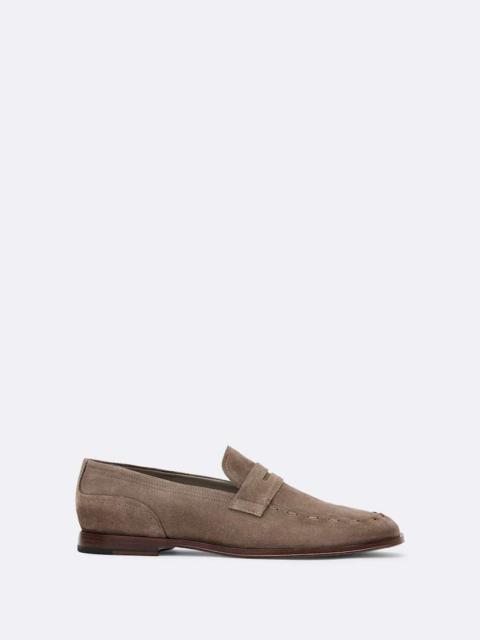 ALLSAINTS JULES HAND-STITCHED SUEDE LOAFERS