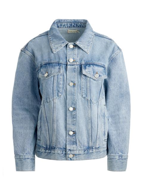 Alice + Olivia JEFF OVERSIZED DENIM JACKET