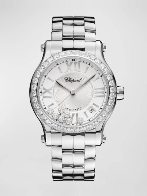 Chopard Happy Sport 36mm Stainless Steel Diamond Watch