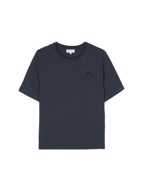 fox-appliqué cotton T-shirt