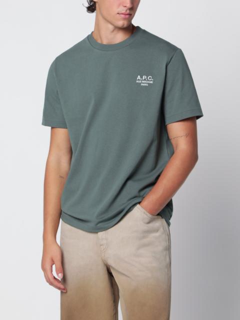 A.P.C. Rue Madame T-shirt in green cotton