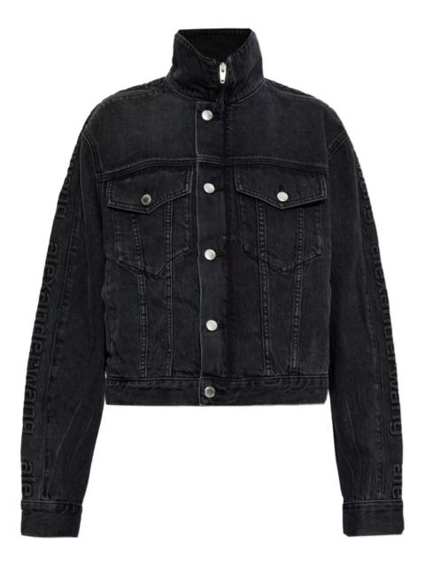 Alexander Wang zip-up denim jacket