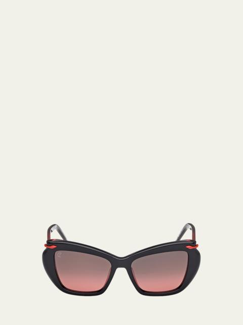 Christian Louboutin Square Acetate Sunglasses