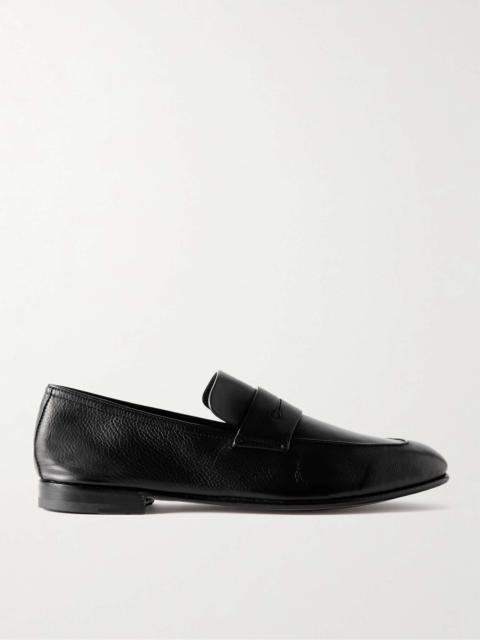 L'Asola SECONDSKIN Full-Grain Leather Penny Loafers