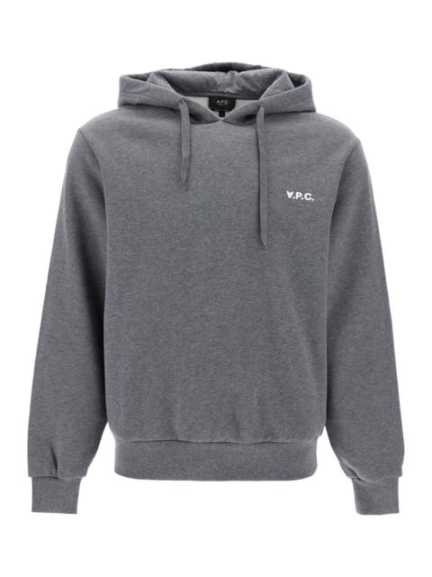 HOODED SWEATSHIRT WITH FLOCKED