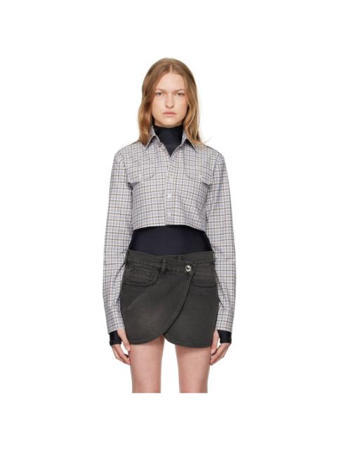 Khaki Cropped Shirt