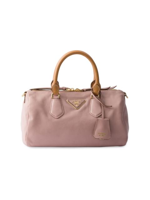 Prada Women's Small Leather Top-Handle Bag - Beige
