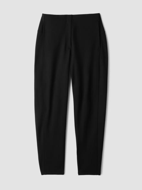 EILEEN FISHER Washable Flex Ponte Tapered Trouser Pant