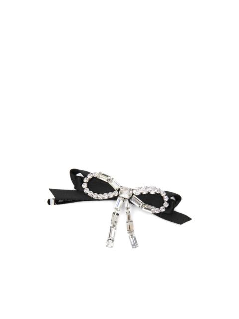 JIMMY CHOO crystal-bow hair clip