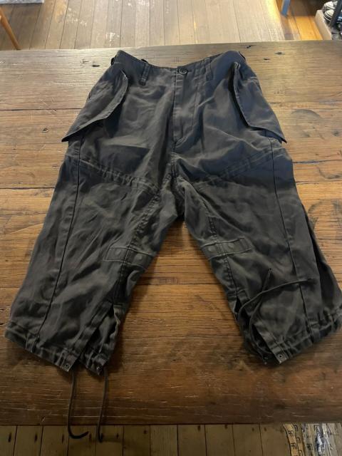Julius Julius SS19 BEELEBUB Work Utility Coated Cotton Pants