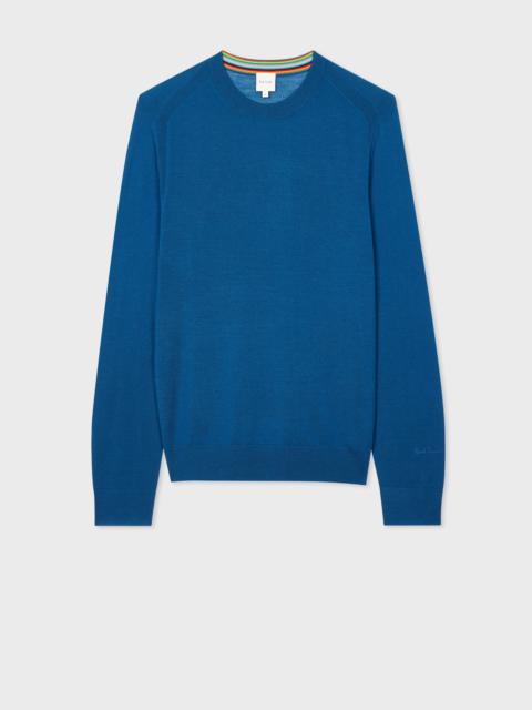 Paul Smith Mid Blue Merino Wool Sweater