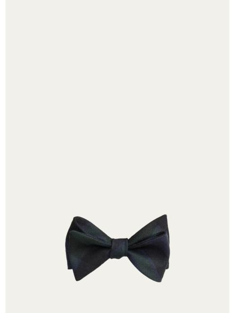 Ralph Lauren Men's Plaid-Print Cashmere-Silk Bow Tie