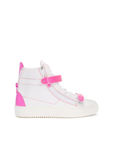Coby high-top leather sneakers