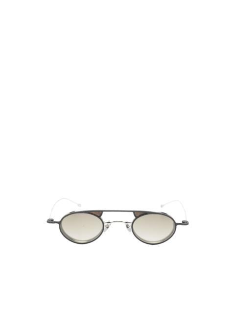 RIGARDS Ziggy Chen clip-on round-frame glasses