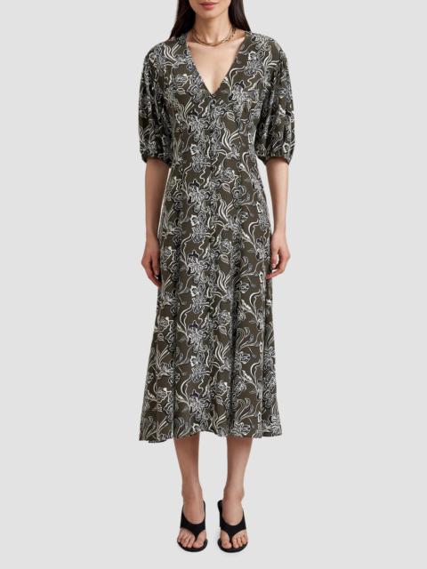 LA LIGNE Women's Florence Dress - Taupe Floral