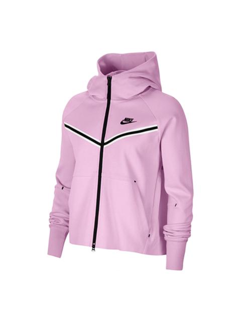 Nike (WMNS) Nike Sportswear TCH FLC WR Hoodie FZ BEYOND 'PINK' CW4299-680