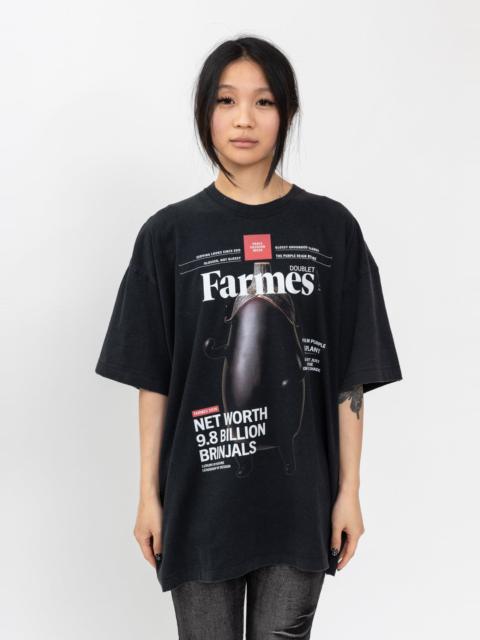 doublet Black Farmes Magazine Cover T-Shirt
